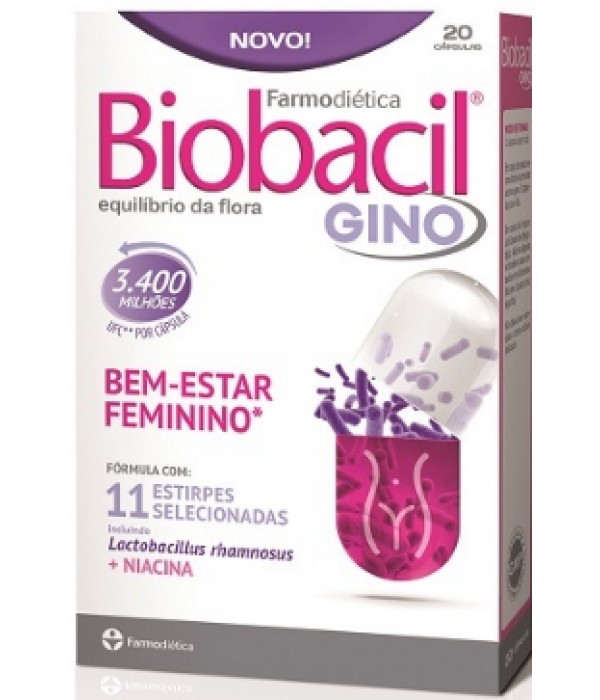 Biobacil Gino - 60 Cápsulas- LEVE 3 PAGUE 2